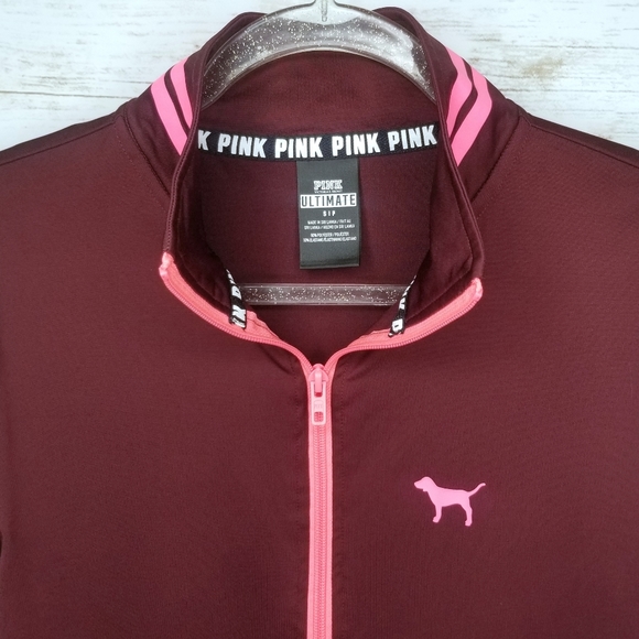 Pink Victoria Secret Ultimate Long Sleeve Active Shirt Size Small - Picture 3 of 8